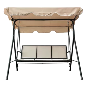 3-Seater Outdoor Adjustable Canopy Porch Swing Chair